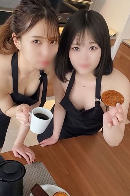 4p連續中出黑髮的女孩子，和動畫配音打工夥伴的咖啡店店員肏屄